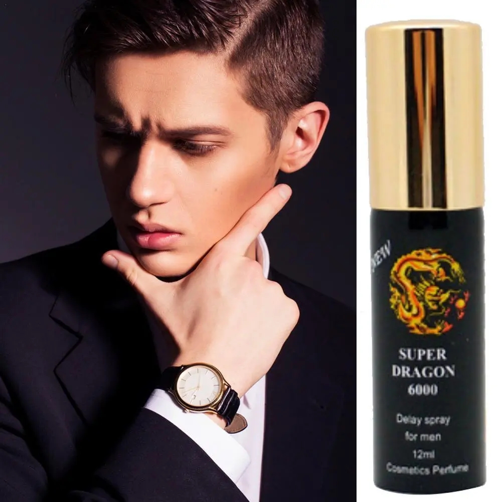 12ML Super Dragon Male 6000 Delay Spray Local Penis Extension Time Lubricant Appeal Thickening Cream Health care Massage oil