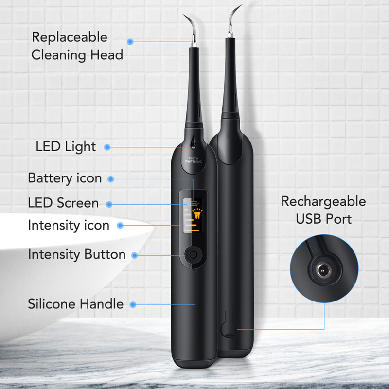 New Tooth Cleanser Household Portable Electric Dental Care Tool Sonic Wave Stone Remover