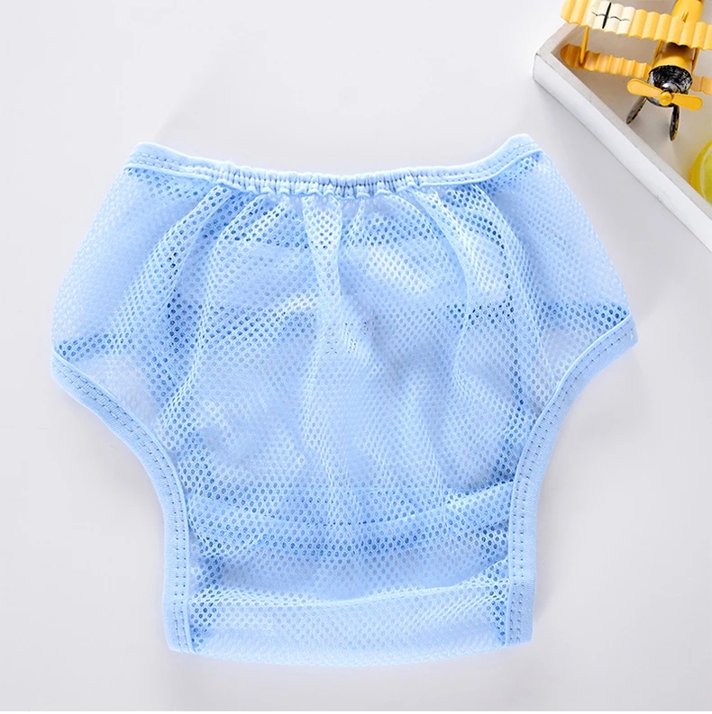 Breathable, washable, reusable mesh diaper cover, suitable for newborn summer diapers, solid color adhesive wet wipes