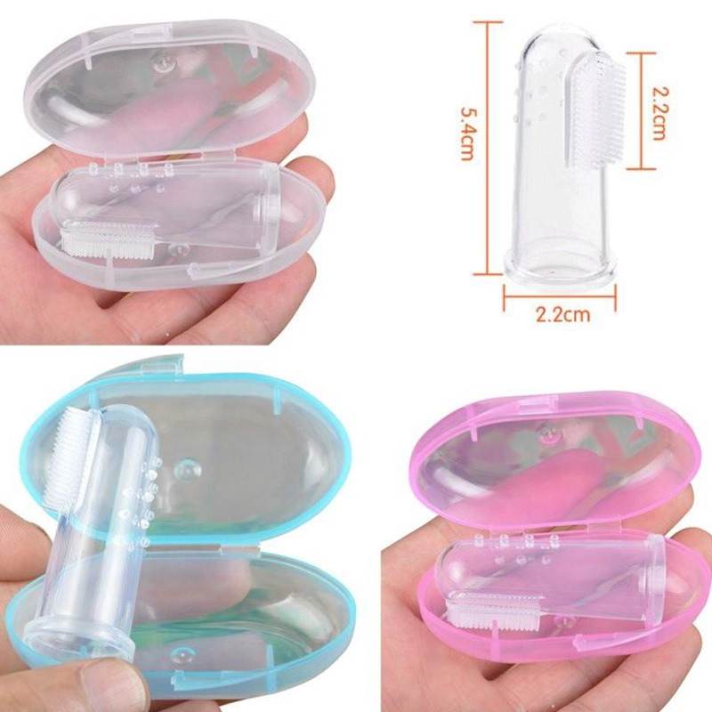 Soft Finger Toothbrush Baby Kid Oral Cleaning Teeth Care Hygiene Brush Infant Tooth Brush For Newborn Care