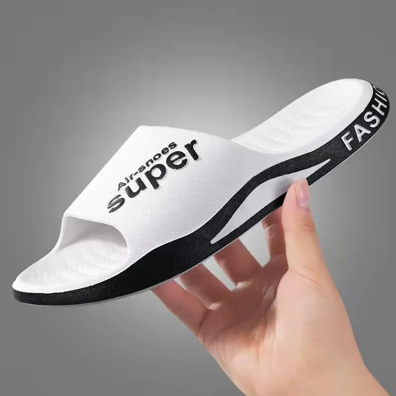 Summer Light Weight Anti-Slip Female Sandals Soft Sole Home Custom Slippers Pure Color Indoor Slides