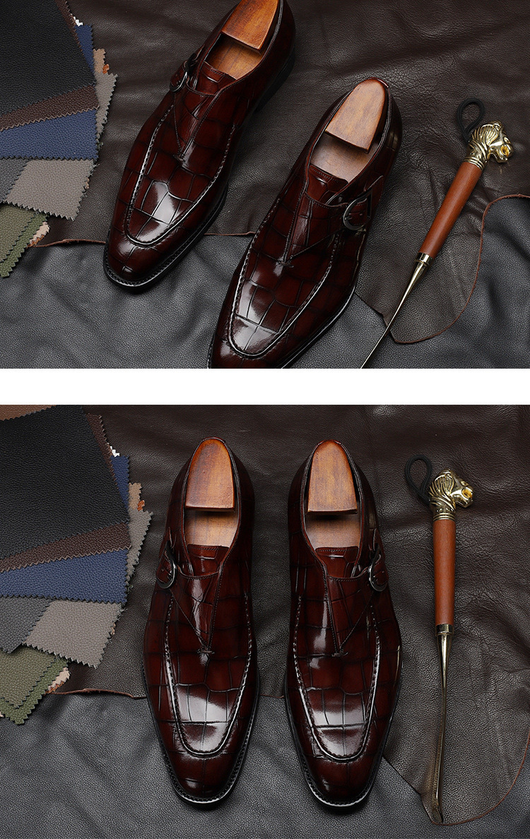New Classic Business Flat Shoes Men Designer Formal Dress Leather Shoes Men's Loafers Valentine Gifts Shoes Men Dress Shoes