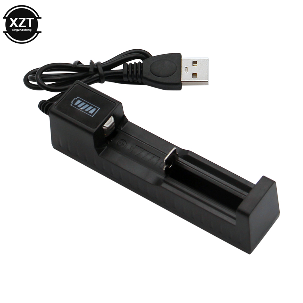 Universal 2 slot Battery 3.7V USB Charger Smart Chargering Rechargeable for Li-ion 18650 26650 14500 17670 10440 16340 Batteries