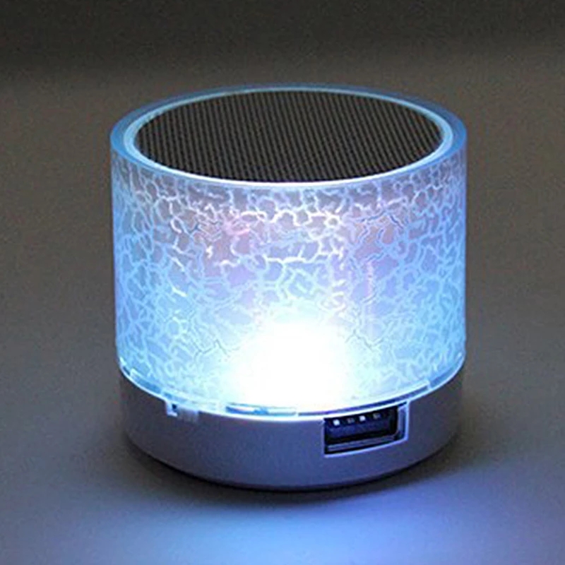 Bluetooth Speaker wholesaleMini Wireless Sound Box Crack LED TFCard USB Subwoofer PortableMP3Sound Wireless Speaker Mobile Phone