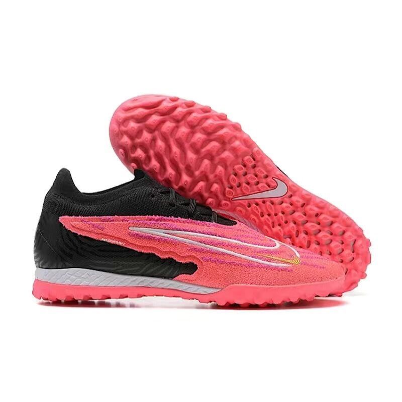Nike GX Phantom full knitted high-top football shoes men's new lace-up FG spikes sneakers 39-45
