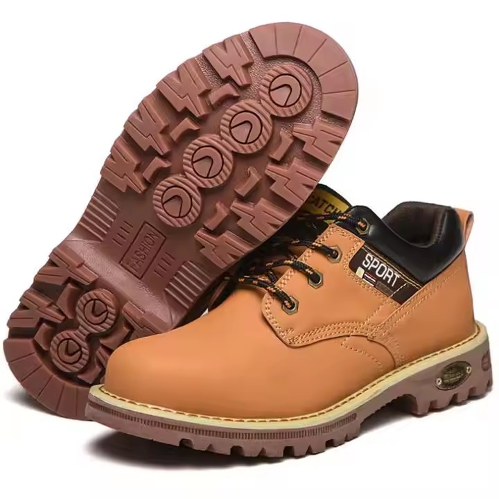 Fashion low cut steel toe protective safety shoes Men's work lacks boots Waterproof safety shoes