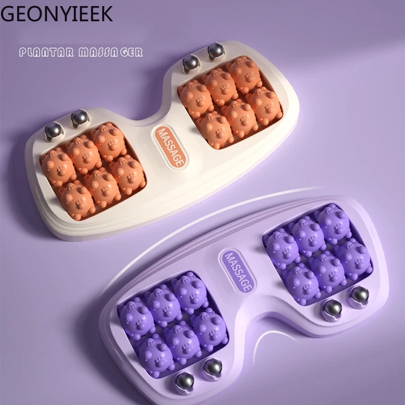 Foot Massage Roller Feet Reflexology Acupuncture Therapy Body Stiffness Yoga Fitness Training Muscle Relaxation Therapy Massager