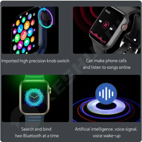 Smart Watch 8 Pro Men Answer Call Fitness Tracker Calculator Women Smartwatch For Apple Android Phone