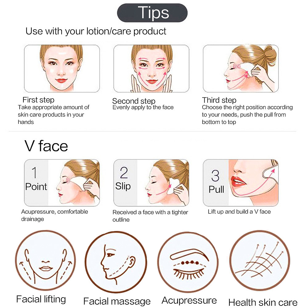 Gua Sha Roller Massager for face Neck Eye Resin Facial Roller Beauty Skin Care Guasha Scraping Board Muscle Relaxing Body Tools