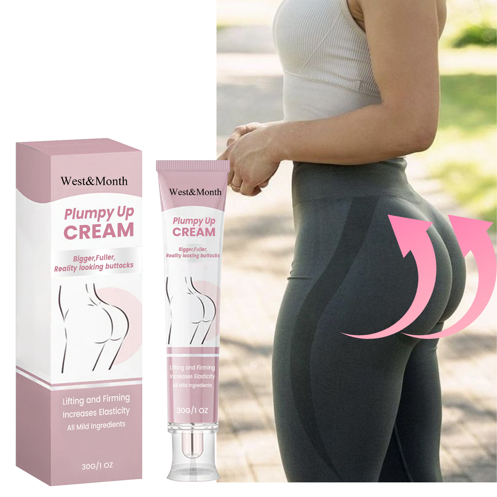 Fast Buttock Growth Oil Hip Enlargement Essential Oils Cream Effective Enhancement Ass Lifting Firming Lift Up Butt Beauty