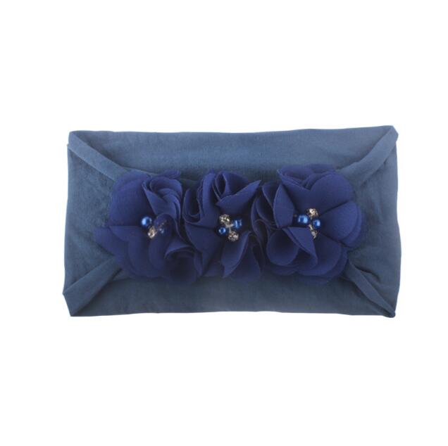 New Baby Pearl Flowers Hair Belt Child Headwear Hair Ornaments