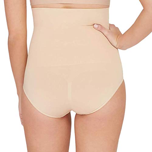 ASSETS by Spanx Women's Remarkable Results High Waist Control Brief - (Light Beige, Medium)