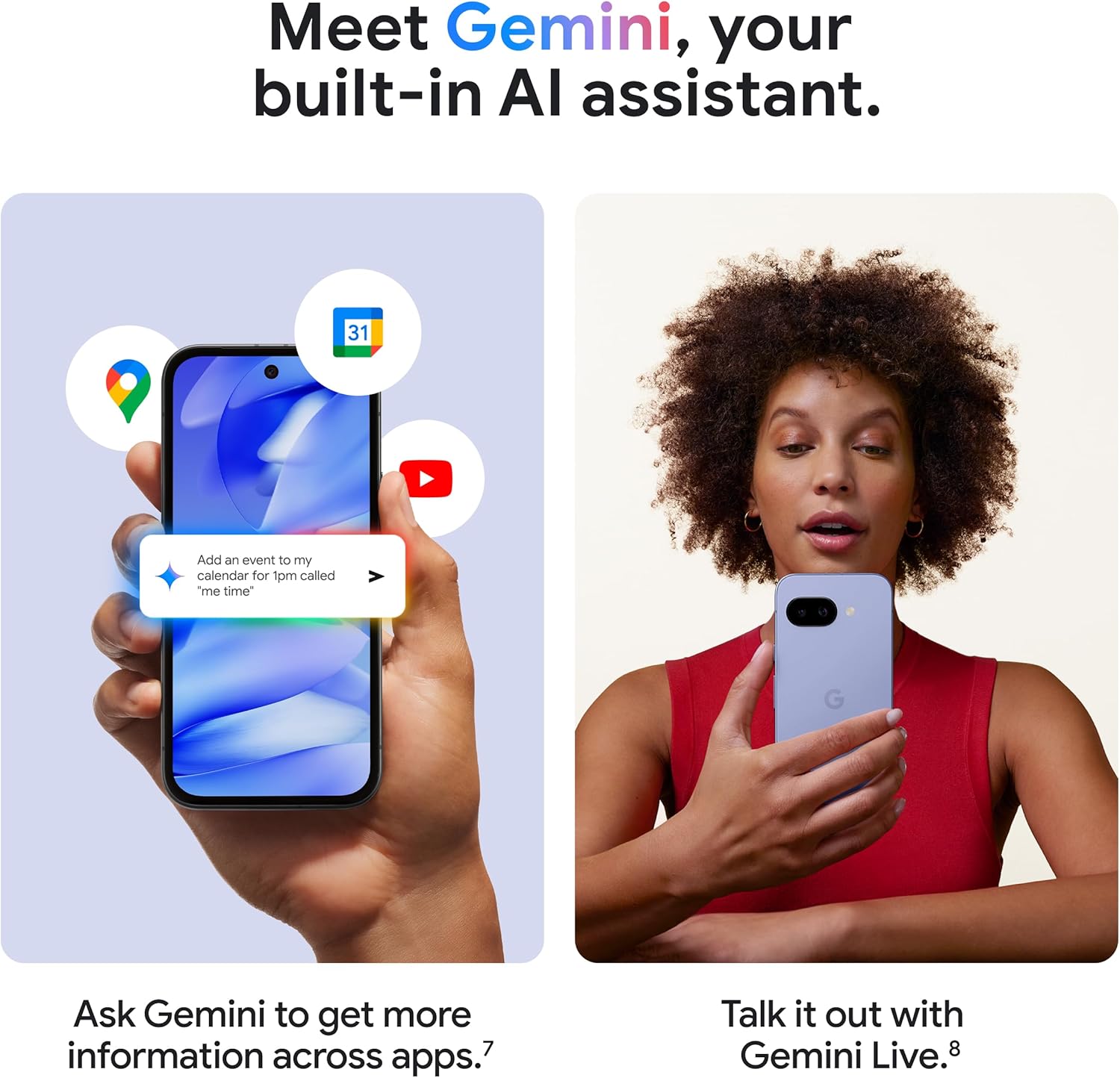 Google Pixel 9a with Gemini - Unlocked Android Smartphone with Incredible Camera and AI Photo Editing, All-Day Battery, and Powerful Security - Obsidi
