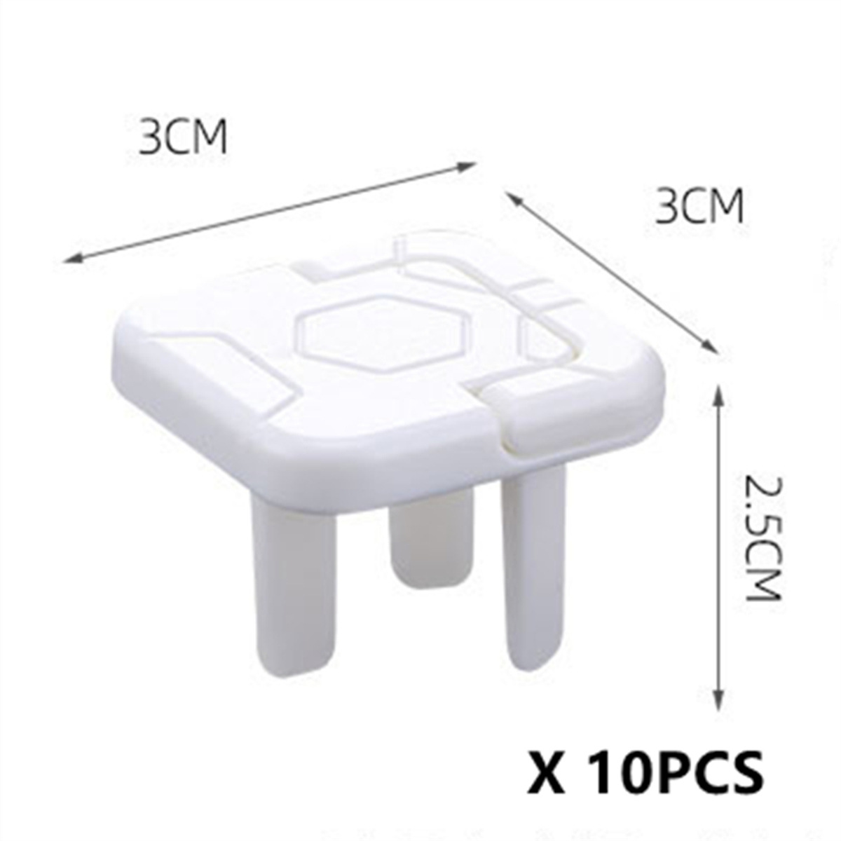 10 socket covers/set baby proof socket protector child safety plug cap difficult for children to remove electric shock protector