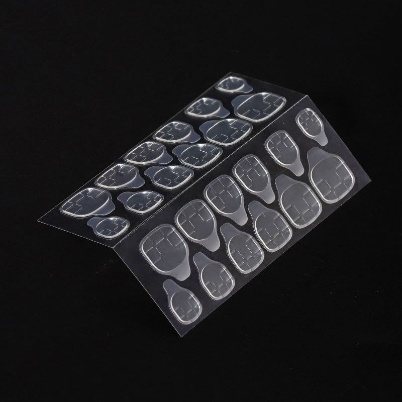 New jelly glue manicure double-sided adhesive film yellow glue nail paste jelly glue fake nail