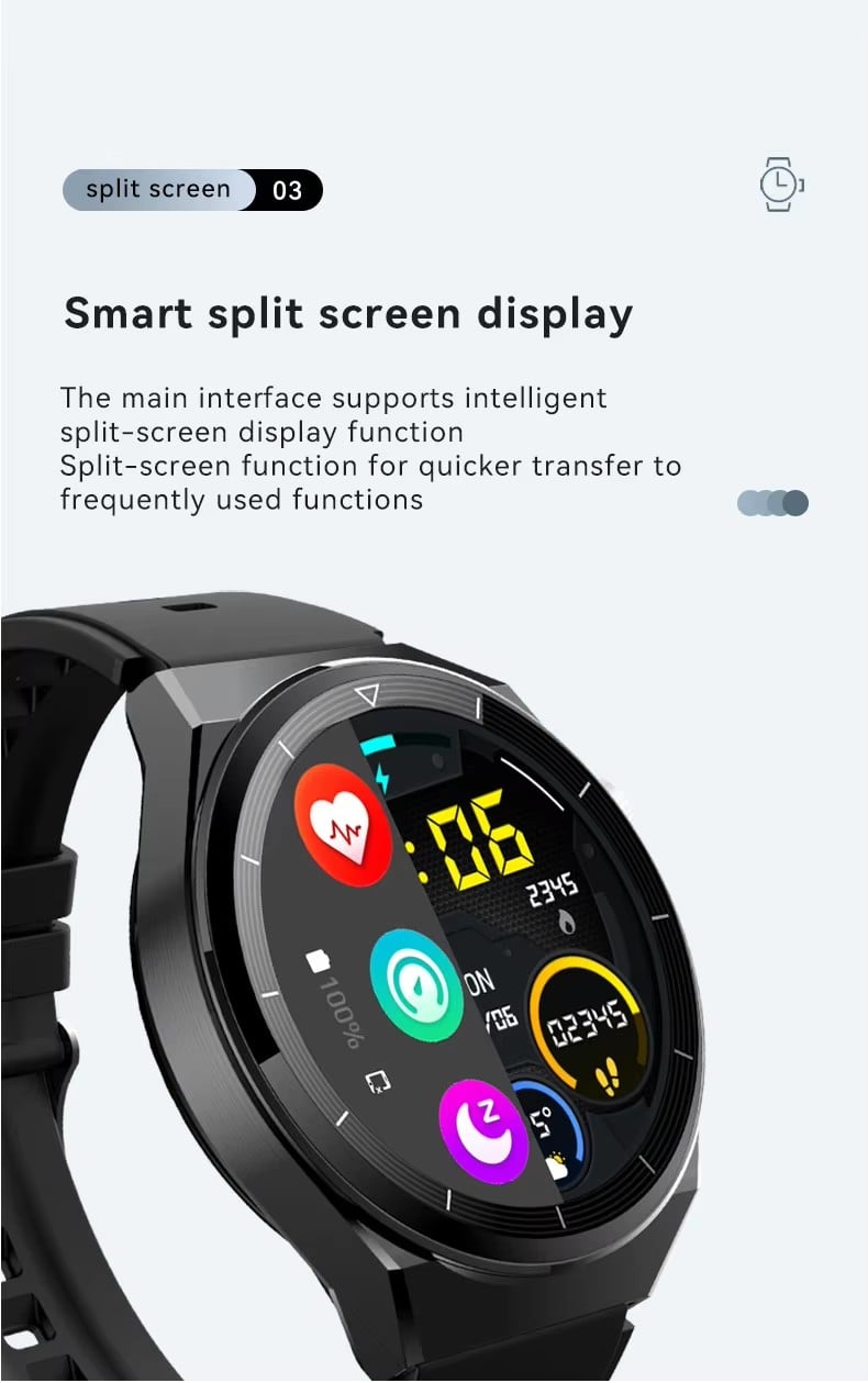 ET 3 smart watch full touch sports waterproof smart watch with heart rate sleep monitor
