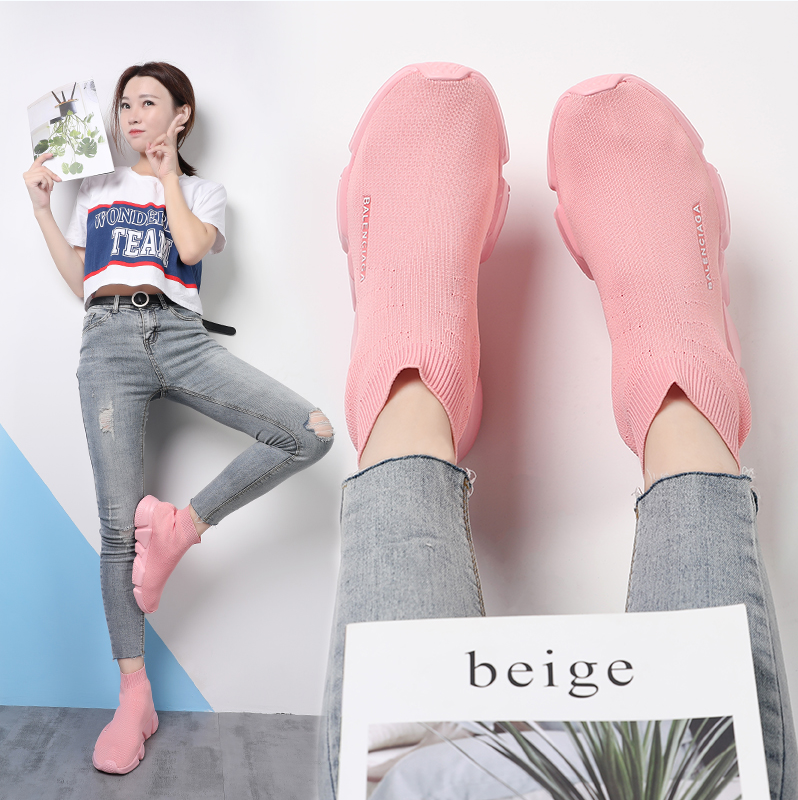 Balenciaga Fly Line Knitted High-top Casual Lightweight Breathable Socks Shoes