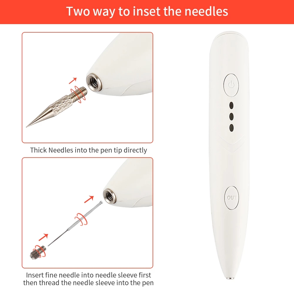 Skin Care Laser Pen Mole Tattoo Freckle Removal Pen Sweep Spot Mole Removing Wart Dark Spot Remover USB Plasma Pen Beauty Care