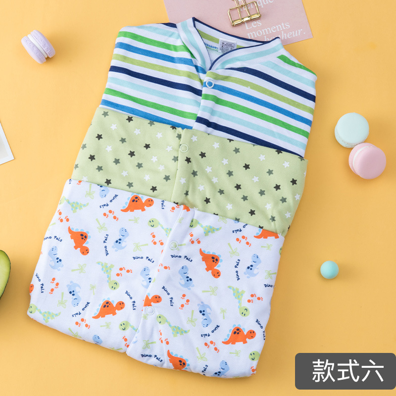 0- December Foreign Trade Children's Bodysuit Baby Cotton Underwear Newborn Romper Gift Box Three Piece Set