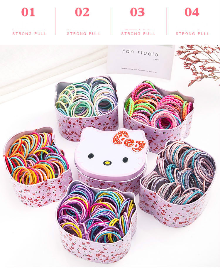 Children's rubber band does not hurt the girl's head rope baby hair accessories hair band rubber band little girl headdress