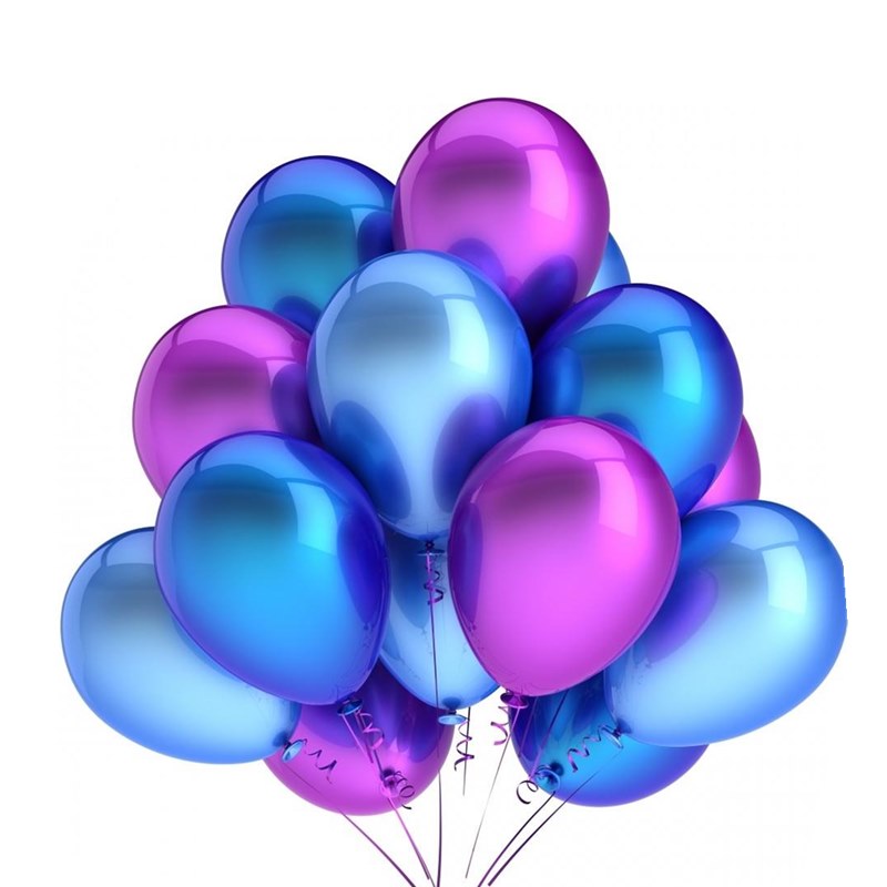 10pcs/pack Premium 10-Inch Pearl Gold Black Latex Balloons for Birthday & Wedding Decor