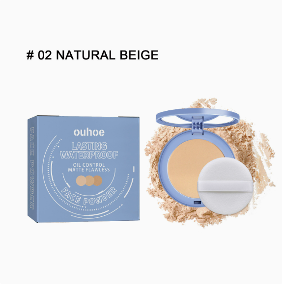 Face Setting Pressed Powder Oil Control Invisible Pores Waterproof Matte Long Lasting Natural Setting Powder Foundations Makeup