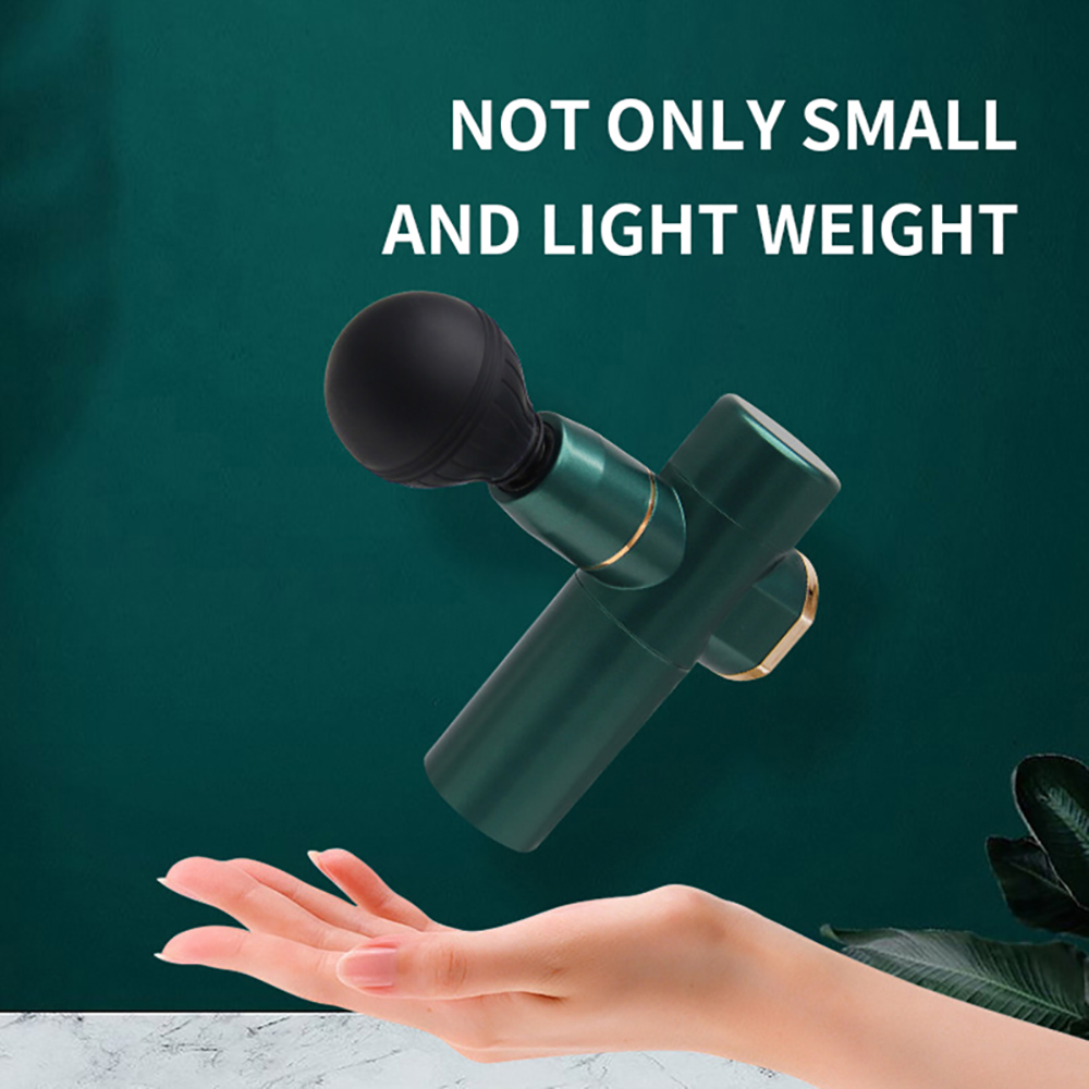 New Mini Vibration Massage Gun Womens Portable Muscle Relaxation Electric Massager Fitness Vibrator-massagers Fascia Equipment