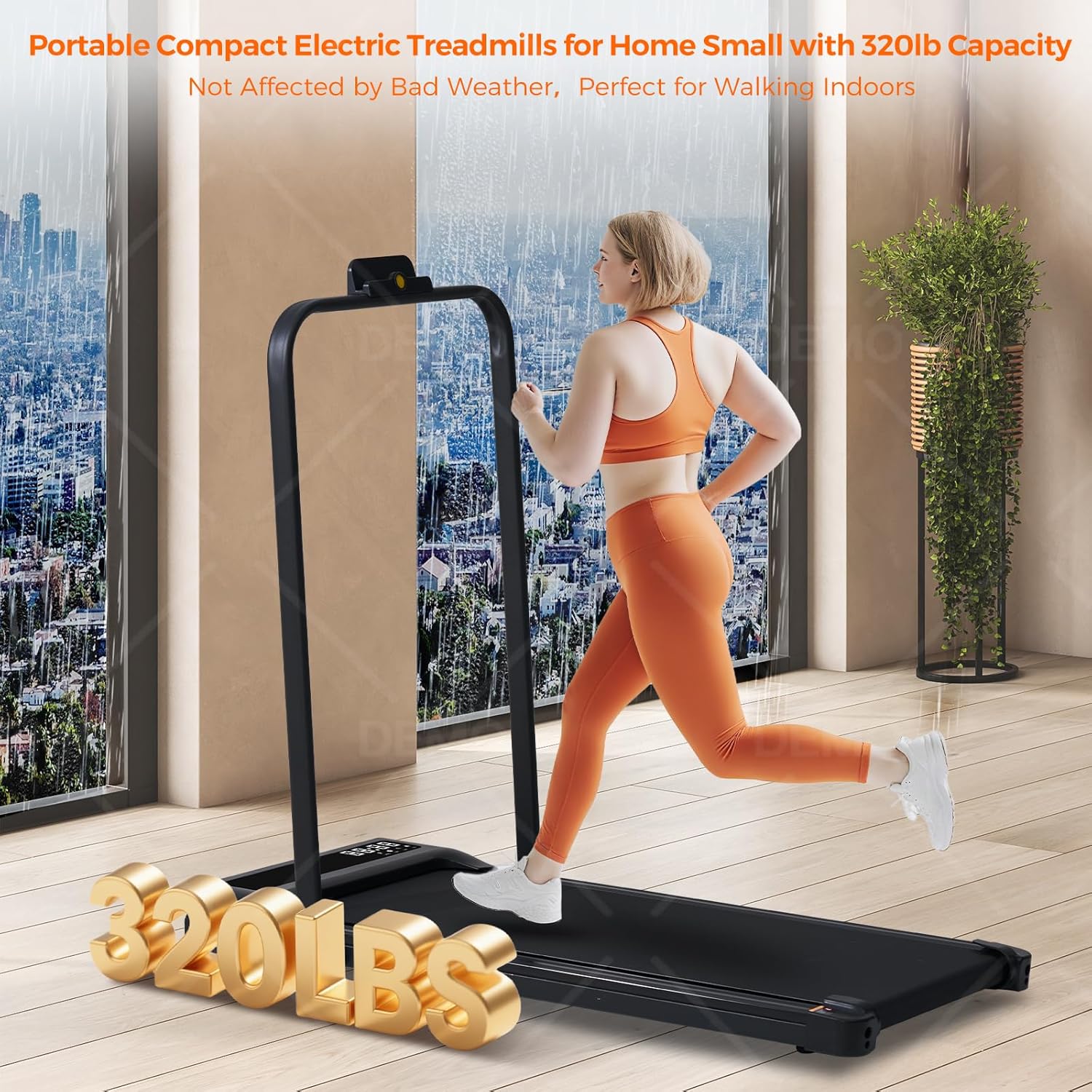 MCRG Walking Pad Treadmill with Incline, 2026 Upgrade Portable Walking pad Treadmill with Handle Bar, 0.6-7.6MPH Small Treadmills Walking Pad for Home