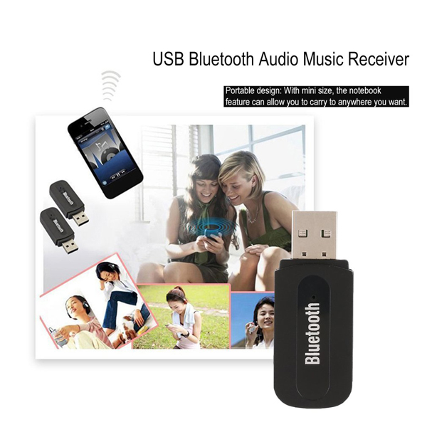 3.5mm Jack Bluetooth Receiver Wireless Car AUX Audio MP3 Music Player USB Bluetooth Adapter