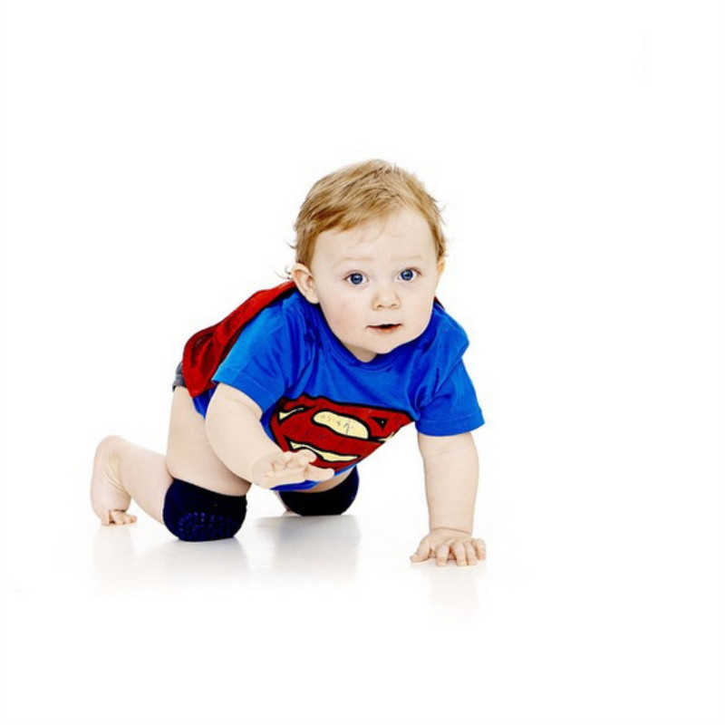 Combed cotton thickened multifunctional knee protection sleeve for infants, young children, baby socks, terry children's socks