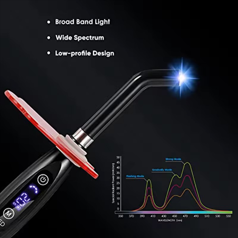 Adjustable LED Lamp Device,Curing Light- Newest Rechargeable Kits for LED Curing Lighting Light Lamp EU Plug