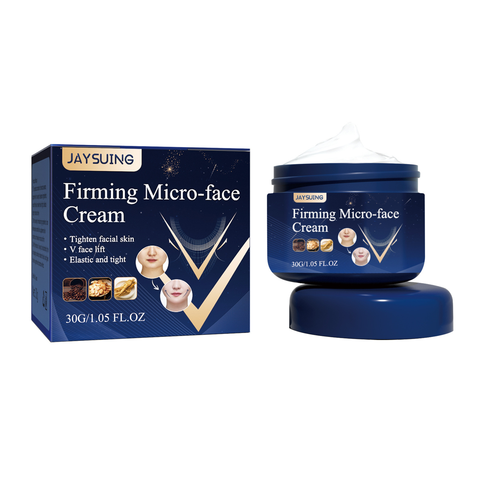 V-Shape Firming Slimming Face-lift Cream Harmless Removal Double Chin Face Fat Burning Anti-aging Products Beauty Health 1pc