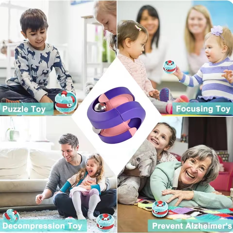 1PC Track Toys Relieve Boredom And Stress Track Child Toy Puzzle Decompression Gyroscope New Intellectual Toys Ball
