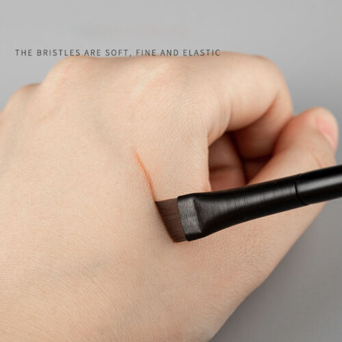 2pcs/set Eyebrow Inclined Flat Angled Brush Eyeliner Eyeshadow Eye Brow Makeup Tool 2023