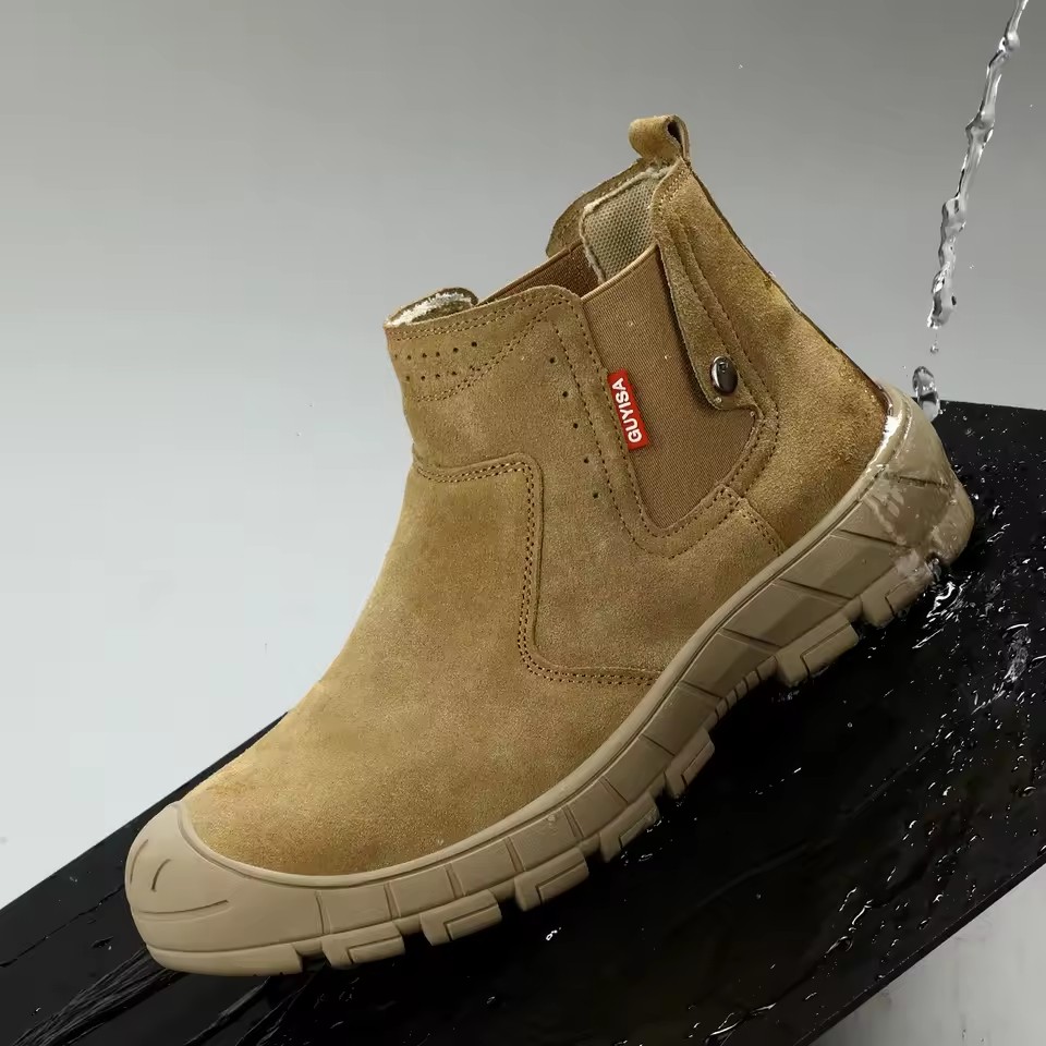 Safety Boots Men Welder Safety Shoes Anti-Smash Indestructible Safety Shoes Men Work Boots Steel Toe Security Boots Footwear