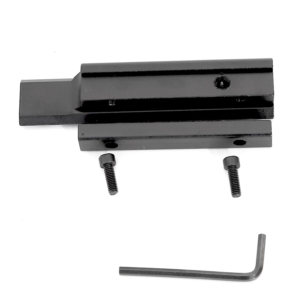 Low Profile Dovetail Rail Adapter Extends 11mm to 20mm Rail Kit Base Slot