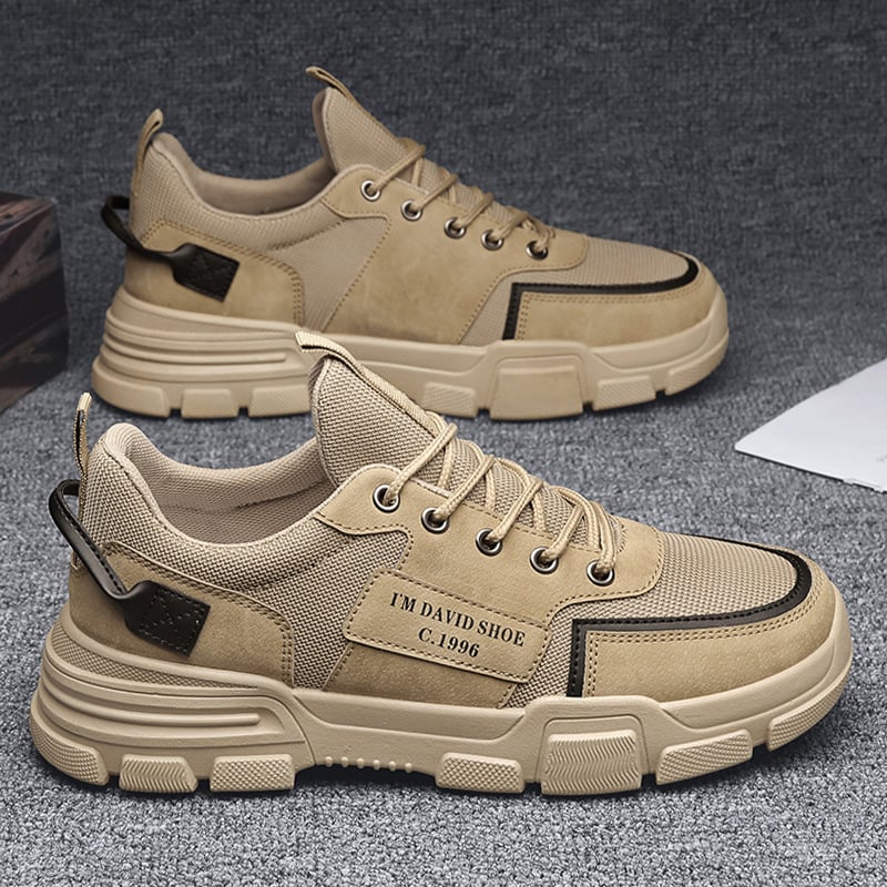 Men's shoes waterproof anti-slip wear-resistant safety shoes trend sports leisure breathable hiking shoes