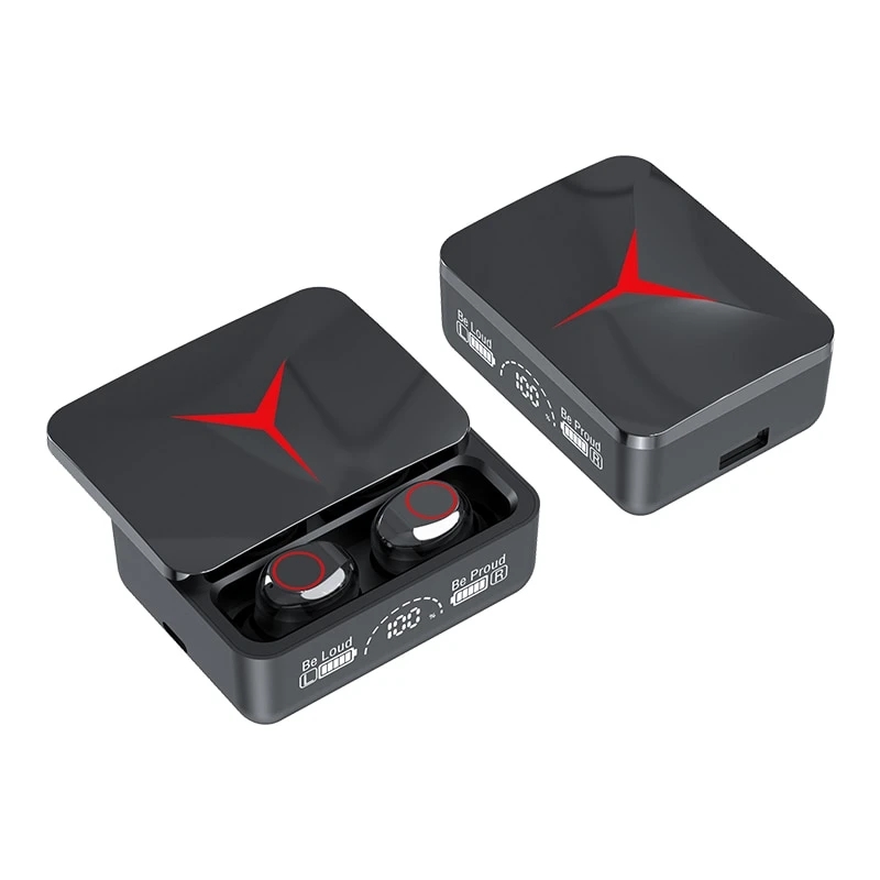 M90 Bluetooth Headset Noise Reduction Stereo Bluetooth 5.3 Ultra Long Standby Power Display TWS Wireless Headset