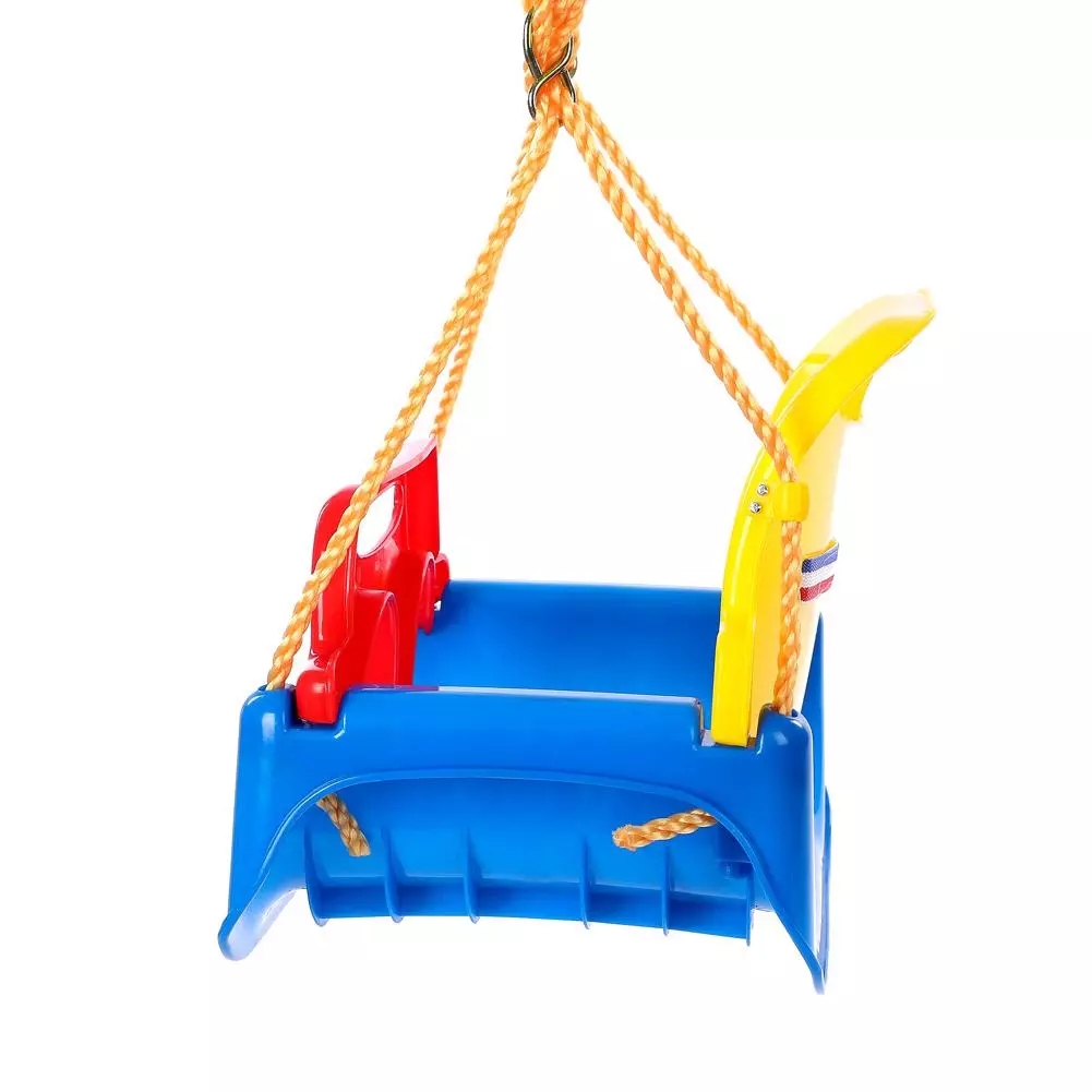 Baby Boy Girl Safety Swing Indoor Adjustable Bucket Baby Swing Seat With Seat Belt Kids Outdoor Yard Play Children's Swing Toy