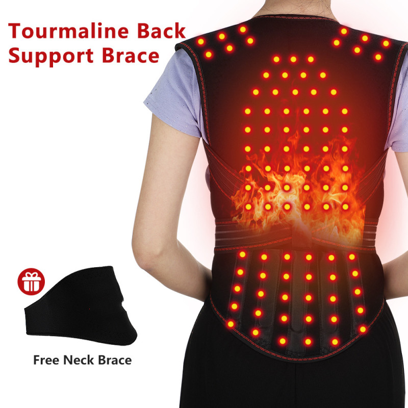 Cross border 108 Magnets Self heating Shoulder Protection Strap Neck Protection Hot Moxibustion Therapy Relieve Shoulder Pain an