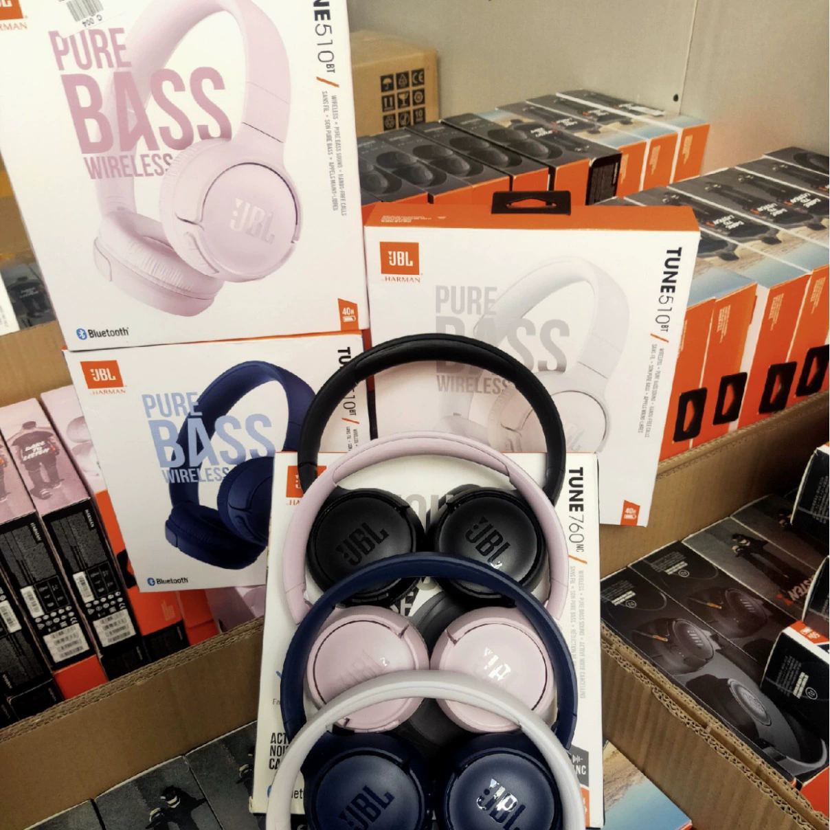 Hot JBL T510BT Headphone Deep Bass Sound Sports Game Bluetooth 5.0 Headset with Mic Noise Canceling Foldable Wireless Earphones