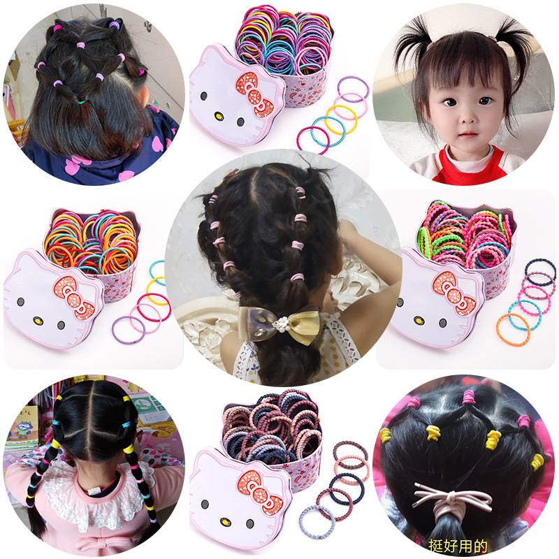 Children's rubber band does not hurt the girl's head rope baby hair accessories hair band rubber band little girl headdress