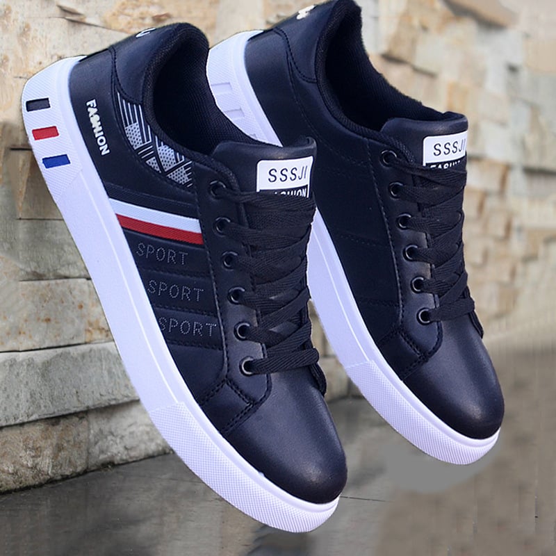 Shoes Men White Vulcanized Sneakers Boys Flat Comfortable Autumn Spring 2023 Fashion Sneakers Shoes Men Sneakers
