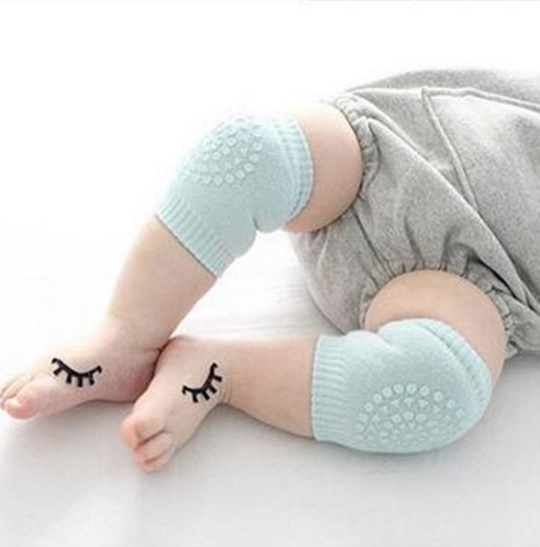 Children's summer breathable kneepad cotton anti fall elbow protection baby crawling toddler glue dispensing baby kneepad