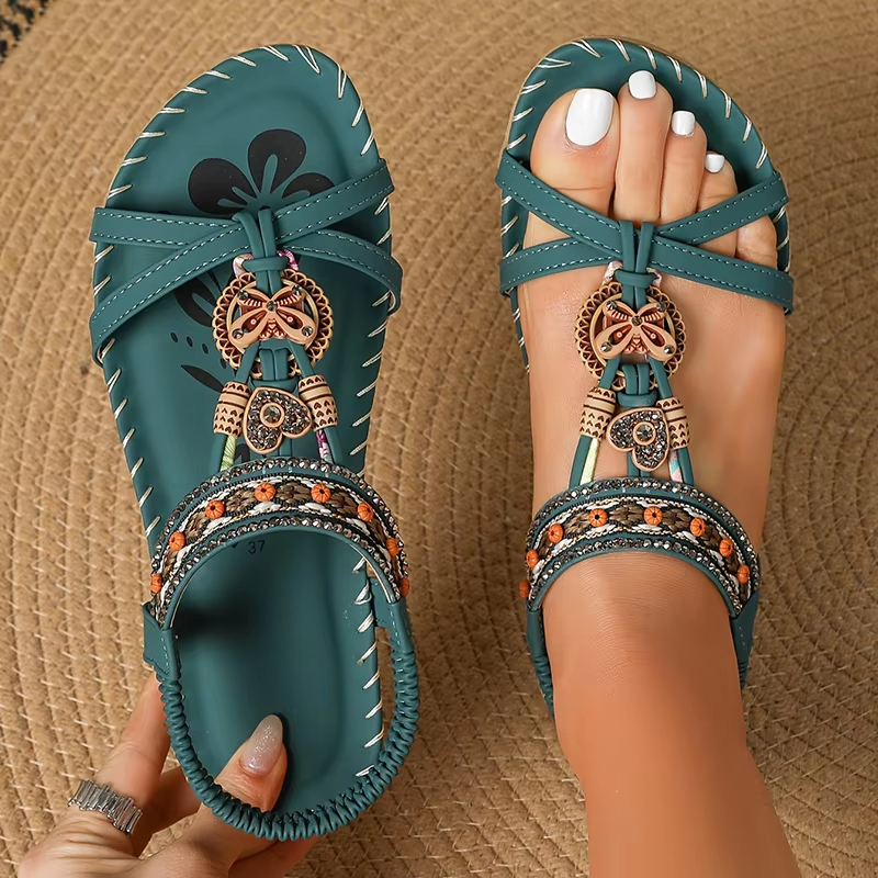 Sandals Women Shoes Summer Soft Shoes Woman Retro Women's Sandals Platform Sandals Woman Elegant Female Sandal Women Footwear