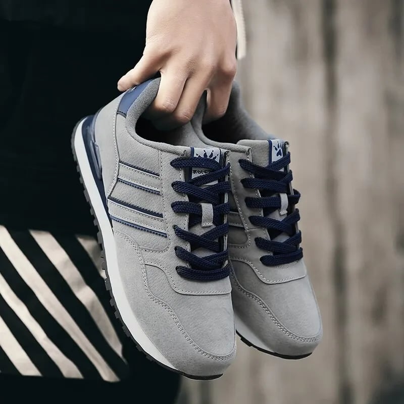 Men's Sneakers Leather Casual Shoes Autumn New Breathable Men Shoes Tenis Male Flat Shoe