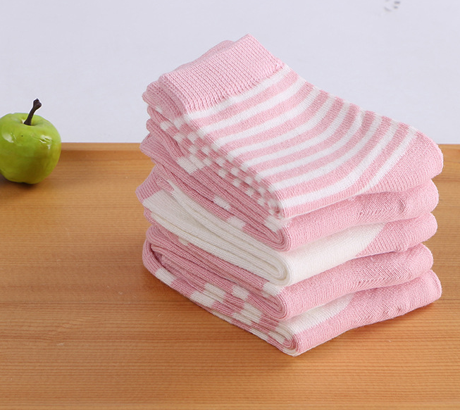5PS/ Cotton children's socks cotton socks cute cartoon baby socks baby