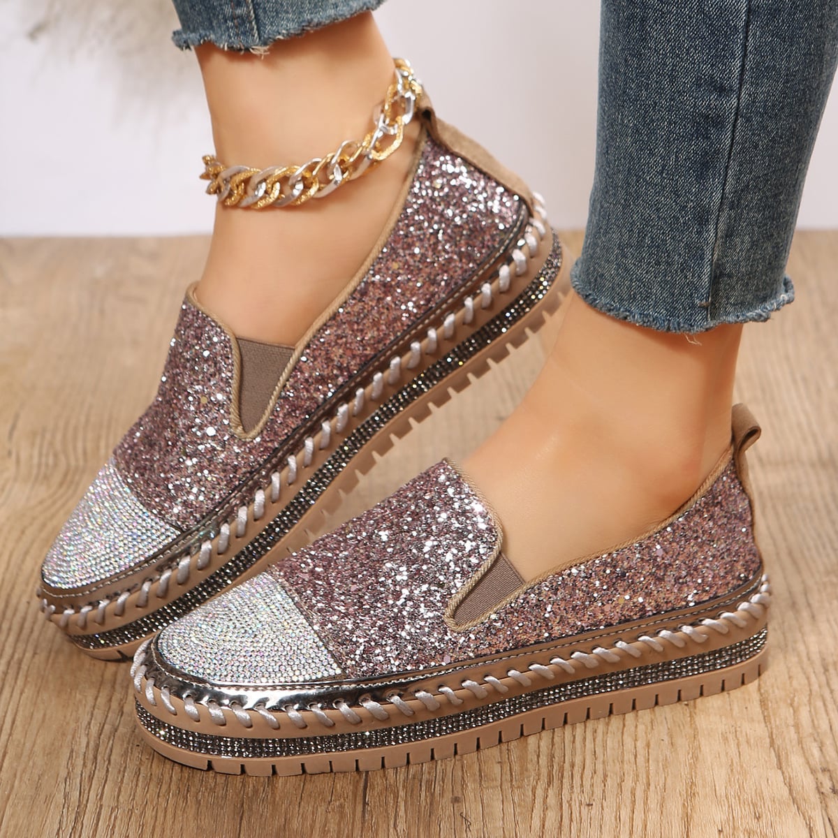 Women's Casual Walking Shoes Non Slip Casual Sneakers Thick Sole PlatformRunning Shoes