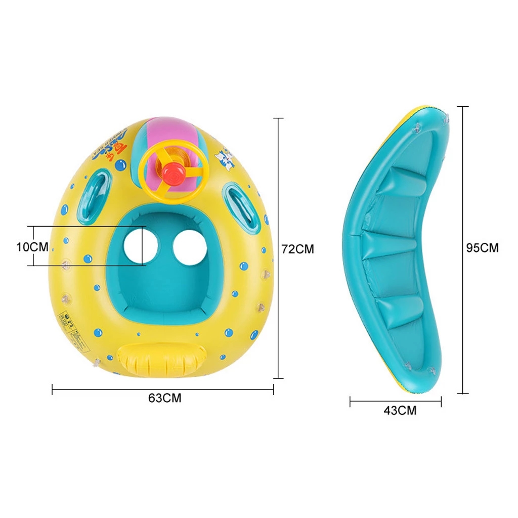 Inflatable Baby Swimming Ring For Kids Summer Swimming Pool Swan Swim Float Baby Water Fun Pool Toys Swim Ring Seat Boat Sport