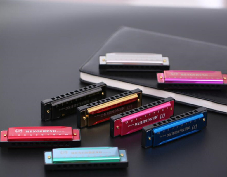 10-hole Harmonica Harmonica Educational Musical Instrument Beginner Teaching Playing Gift Copper Resin Harmonica Core